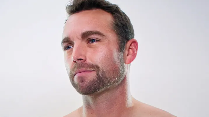 Screenshot of a CoolTone model's testimonial video