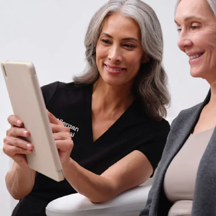 health care provider & patient during consultation 