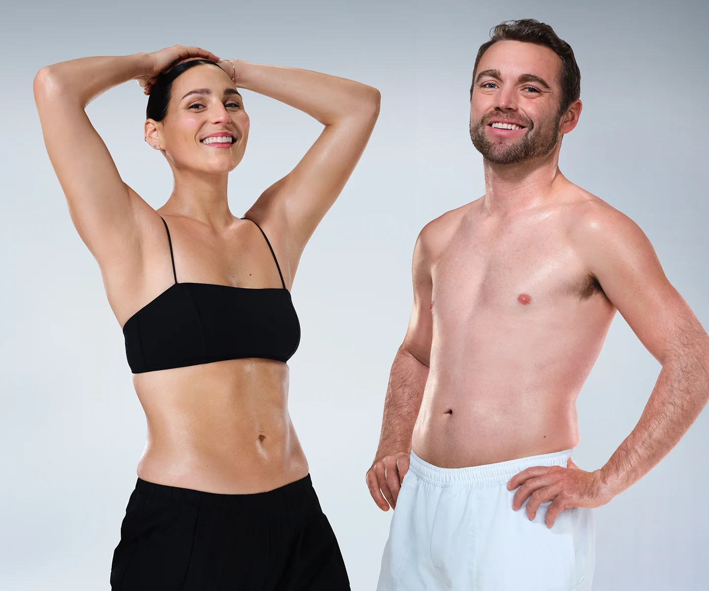 CoolTone female and male model posing