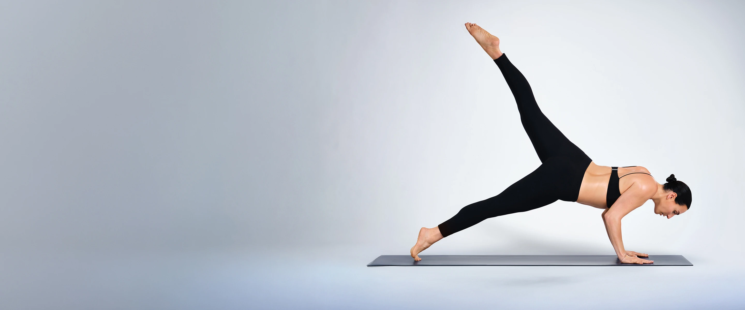 CoolTone Female model doing yoga